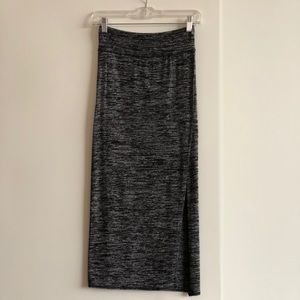Wilfred Free (Aritzia) Gray & Black Maxi Skirt XXS